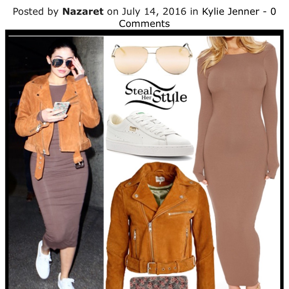GANNI suede jacket